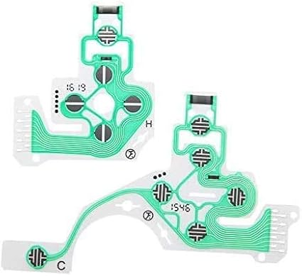 Buttons Ribbon Circuit Board Replacement for PS4 Pro Slim Controller Conductive Film Keypad Flex Cable PCB (JDS-030)