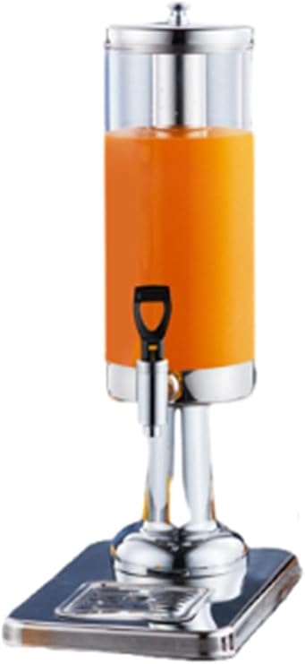 Stainless Steel Double tap Juice Dispenser for Drinks, 6L Capacity, Ideal for Buffet or Parties(3L)