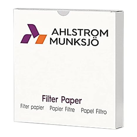 Ahlstrom 8613-0550 Sugar Testing Filter Paper, 4 Micron, Medium Flow, Grade 8613, 5.5cm Diameter (Box of 100)