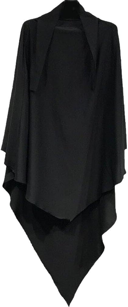 Muslim Prayer Garment Long Hijab Abaya One-piece Prayer Hijab Loose Half Cover Ramadan Eid Prayer Cloth for Women