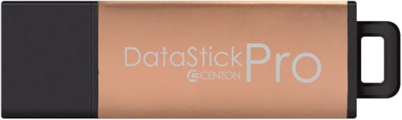 Centon Electronics DataStick Pro USB 2.0 Flash Drive, Portable USB Drive, Durable Casing, Versatile USB Stick, 32 GB Storage, Rose Gold Metallic