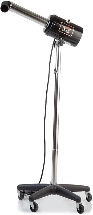 Air Force Top Gun Variable Speed Pet Dryer TG-3V | High-Performance Pet Dryer with Adjustable Speed & Heat Controls | Includes Stand for Large Pets | Reliable & Customizable Grooming