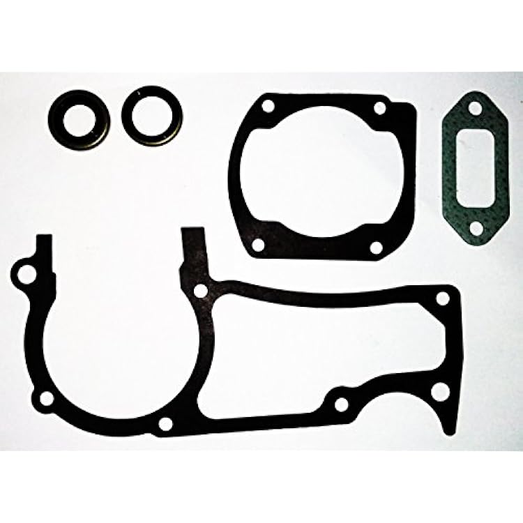 CTS Cylinder Head CRANKCASE Gasket KIT Oil Seals Set FITS Husqvarna 362 365 371 372 Replaces 503 62 72-01, 503 90 99-01, 503 77 59-01