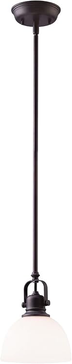 Canarm IPL177B01ORB Rowan 1-Light Mini Pendant , Oil-rubbed Bronze