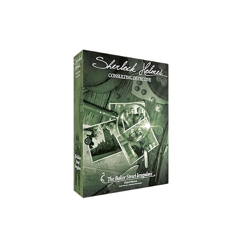 Sherlock Holmes Consulting Detective - The Baker Street Irregulars Board Game - Captivating Mystery Game for Kids & Adults, Ages 14+, 1-8 Players, 90 Min Playtime, Made by Space Cowboys