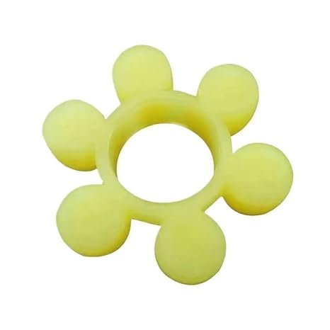 2pcs Rubber Solid Coupling Buffer, Yellow Polyurethane Flexible Coupling Element Kit, MT3 Coupler Damper Buffer