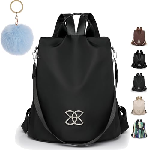 FOLENZU Anti-Theft Large Capacity Backpack, Shoulder Bag for Women