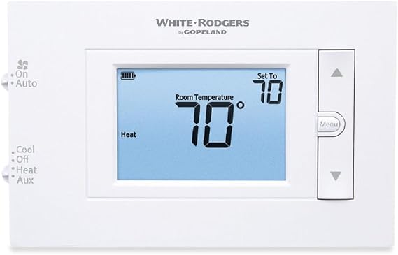 White-Rodgers 80 Series, Non-Programmable, Heat Pump Thermostat, 1F83H-21NP