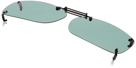 Solar Shield Polarized Clip-on Sunglasses 54 Rec 8 Fits Ultralight Frame
