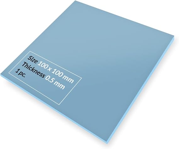 ARCTIC TP-3: Premium Performans Termal Ped, 100 x 100 x 0,5 mm (1 Adet) - Yüksek Performans, Özellikle Yumuşak, İdeal Boşluk Doldurucu, Köprü Boşlukları, Termal Pedler gpu, Termal ped CPU