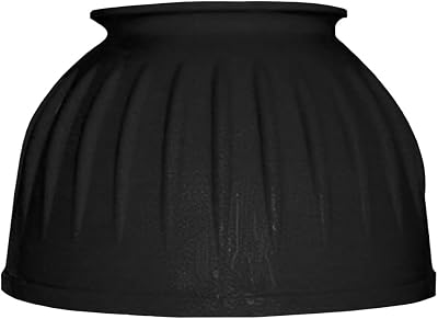 Intrepid International Ribbed Pull-On Bell Boots, Black, Large