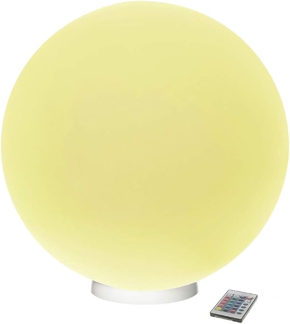 Modern Home Deluxe Floating LED Glowing Sphere w/Infrared Remote Control (24")
