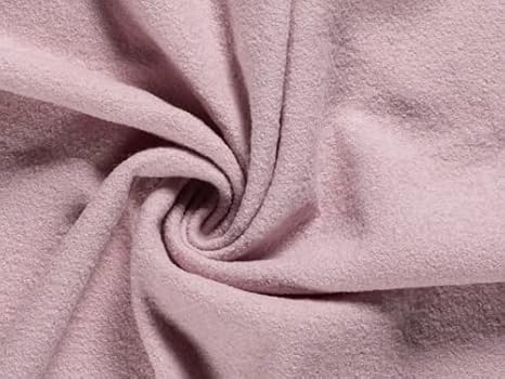 Pure Wool Coating Fabric Light Pink - per Yard