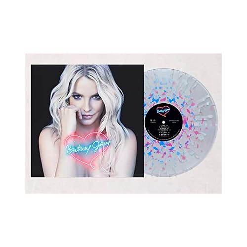 Britney Jean - Exclusive Clear with Blue and Hot Pink Splatter RARE Record