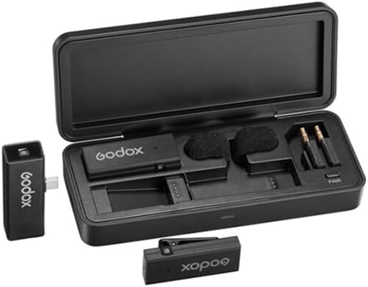 Godox Movelink Mini Kablosuz Mikrofon Kit2 (type-c Uyumlu/siyah)