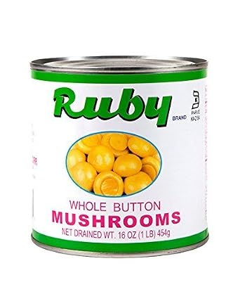 Ruby Whole Button Mushrooms 16 oz. (Pack Of 6)