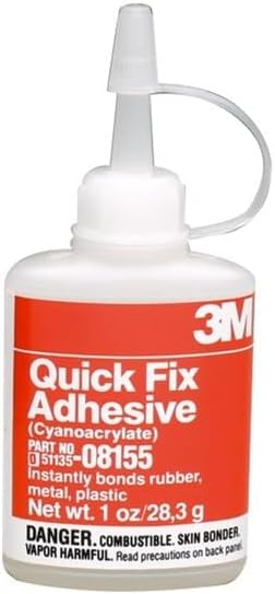 3m 3M-8155 Quick Fix Adhesive 08155, 1 Oz Bottle