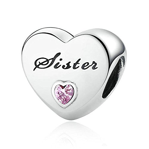 Romantico Amor Fit Pandora Bracelet Womens DaughterSisterBest Friend BFFGranddaughterDadThank YouNana Heart love Silver Charms