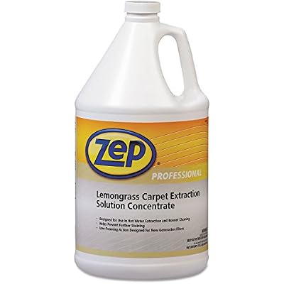 Zep 1041398EA Carpet Extraction Cleaner, Lemongrass, 1gal Bottle