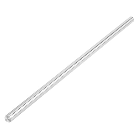 Metal Rod, Steel Rod, 15mm 500mm Steel Round Bar Linear Steel Rod Linear Chrome Plated Carbon Steel Rod Harden Cylinder Bar for Automatic recorders Metal Rods Steel Stick