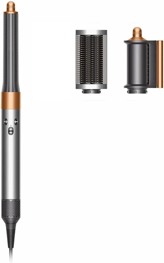 Dyson Dryer Dyson Airwrap™ Multi-Styler Nickel/Copper HS05 BNBC ENT JP Curling Iron and Hair Dryer High Airflow Quick Dry One unit for both drying and styling. Prevents excessive heat damage.