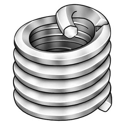 Helical Insert, SS, 6-32, 0.276 in L, PK10