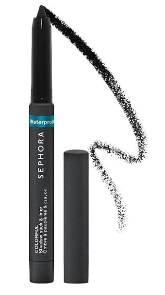 SEPHORA COLLECTION Sephora Colorful Waterproof Eyeshadow & Eyeliner Multi-Stick 24 Black Matte