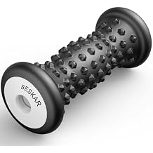 BESKAR 2 Pack Foot Rollers Bundle Deal- Black, Foot Massage Roller for Relief Plantar Fasciitis