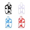 Bicycle Watercolor Thermos Bottle Holder Flexible Water Mat Cage BLACK