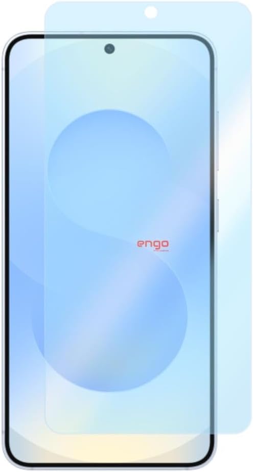 Engo Samsung Galaxy S25 İle Uyumlu Ekran Koruyucu 9h Temperli Kırılmaz Esnek Nano Cam, Çizilmeye Dayanıklı Koruma, Hd Şeffaf