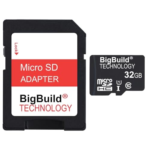 32GB Ultra Fast 80MBs microSDHC Memory Card for Amazon Fire 7, 8 10, Plus, Kids Edition, HD Edition Tablet