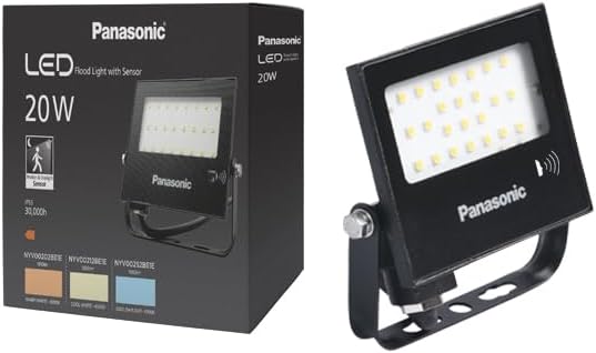 PANASONIC LED PROJEKTÖR SENSORLÜ, GÜN IŞIĞI 20W 1590LM 4000K [Enerji Sınıfı F]