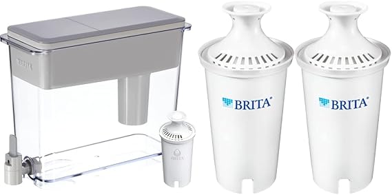 Brita XL Water Filter Dispenser + 2 Brita Standard Water Filter Replacements