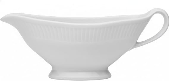 Pillivuyt Plisse Sauceboat with Handle