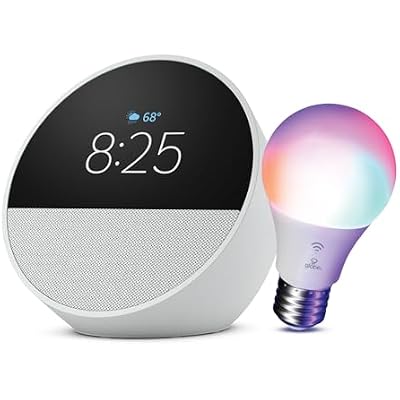 Echo Spot with Globe Electric Smart Bulb