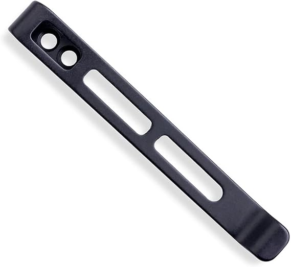 CIVIVI Deep Carry Pocket Clip for Knives,Recessed Screw Hole Design, NO Screws Included CA-06A (Black)