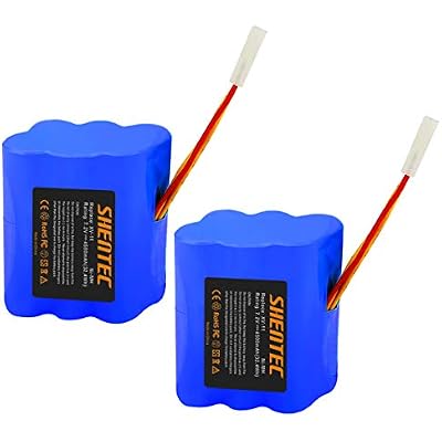 Shentec 7.2V 4.5Ah Battery Compatible with Neato XV-11 XV-12 XV-14 XV-15 XV-21 XV-25 XV Essential XV Signature Pro Robotic Vacuum Cleaners Neato 945-0005 205-0001 2 Pack