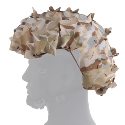 Tactical Helmet Cover 3D Laser Cut Leaf Shape Helmet Cloth Protector Hunting Paintball Airsoft Helmets Accessories for Fast MH PJ BJ Helmets