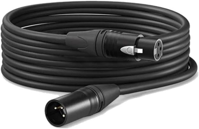 Midex MCB-20X Quality Stereo Microphone Cable XLR+XLR 20 Meters Black Color