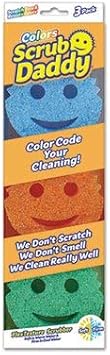 Scrub Daddy - Scratch Free Color Sponge with Flex Texture (4 Pack) 12 Total