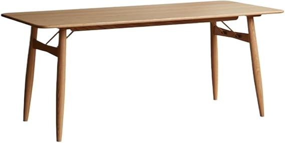Dinning Table Solid Wood Dining Table Modern Simple Home Dining Table Nordic Oak Dining Table Rectangular Restaurant Table Kitchen Dining Table(1800 * 800 * 750mm)