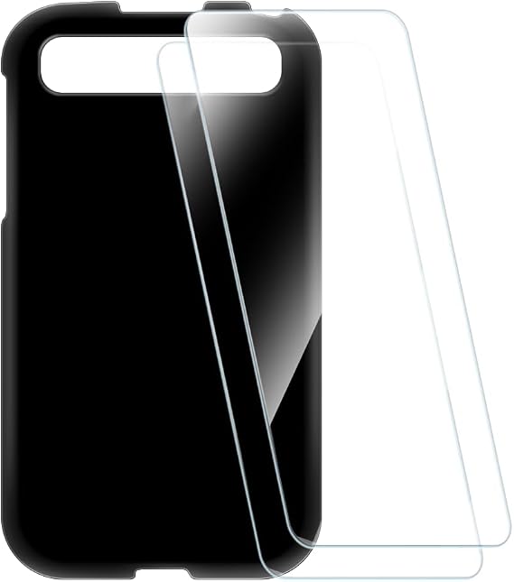 Tempered Glass and Case for BlackBerry Classic Q20 - Black