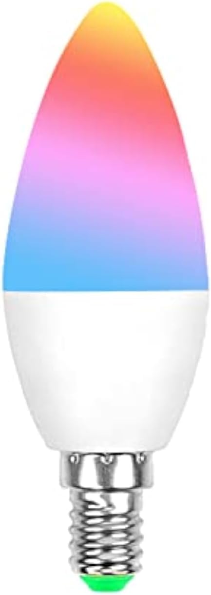Zigbee E14 Smart RGBCW Bulb Compatible with Alexa, App and Voice Control,ZigBee Hub Required,5W