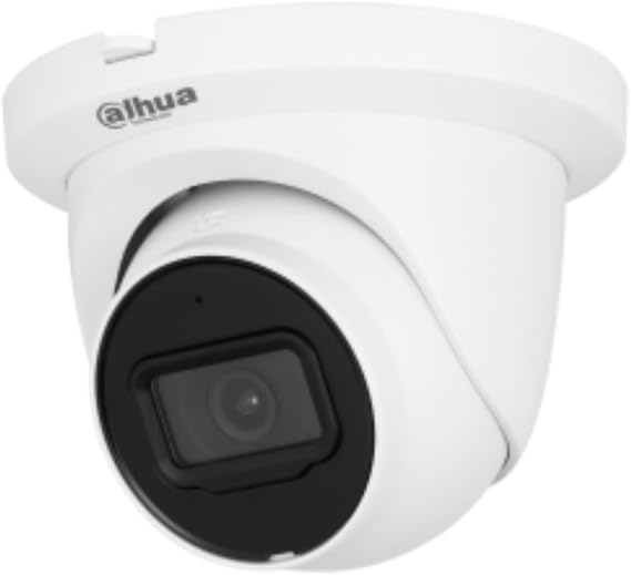 DAHUA WizSense Turret PoE 8MP 2.8 mm IP67 IP Security Camera - DH-IPC-HDW2841TMP-S-0280B Black