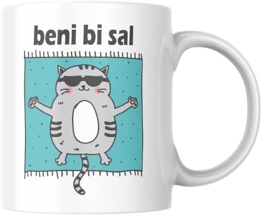 Beni Bi Sal Baskılı Kupa Bardak Hediyelik Çay Kahve Kupası