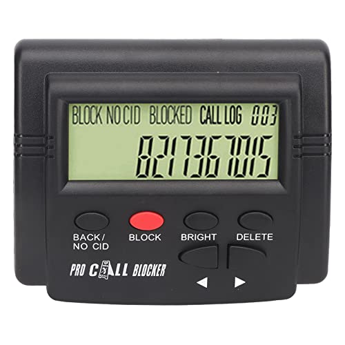 Call Blocker for Landline Phones, Touch Number Block Device, Block Unwanted Robocalls and Nuisance Calls, 2000 Groups Blacklists