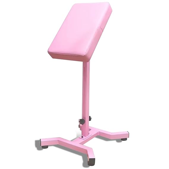 Tattoo Arm Rest Pro - Heavy-Duty 4-Corner Base w/ 360 Adjustable Height (27"-39") & Artist-Grade Comfort Pad | Folds Flat for Studio Portability | Built for Tattoo Pros