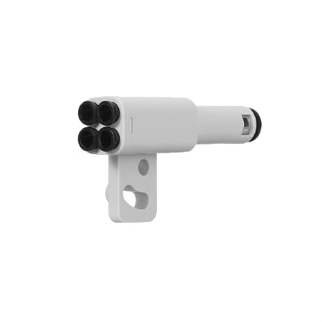 4-in-1 PTFE Adapter Compatible, Multi-Filament Tube Connector, 3D Printer Accessory, Extension Port for 3D Printing Enthusiasts, Compatible with Bambu Lab X1 P1 P2S H2C H2D H2S