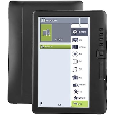 ZASCHMOY Portable EBook Reader with HighSpeed ARM9 Core and Font Adjustment, for Digital Book Enthusiasts 8G Memory