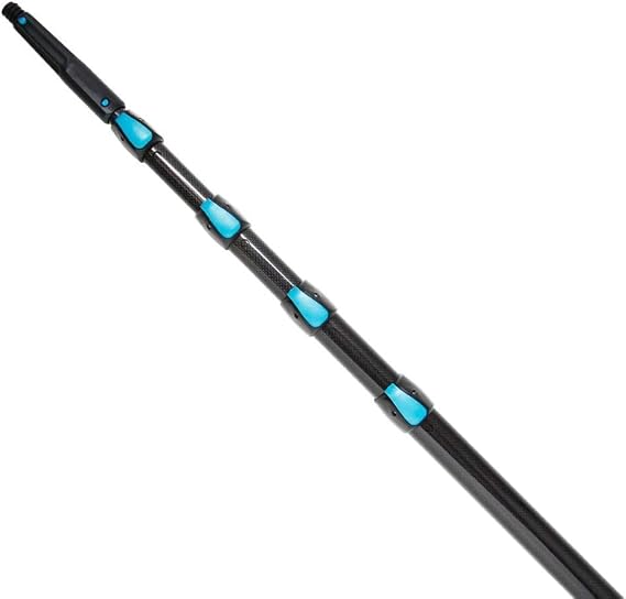 Moerman Carbonator High Modulus Carbon Fiber Telescopic Pole - Including Pole Tip - 25ft/7.5m